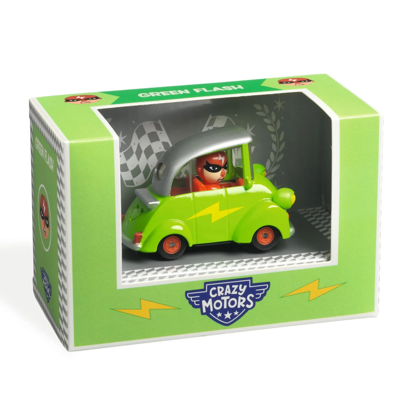 Igračka CRAZY MOTORS - CAR - GREEN FLASH 