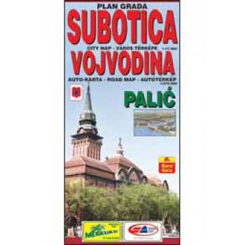 SUBOTICA KARTA VOJVODINE 