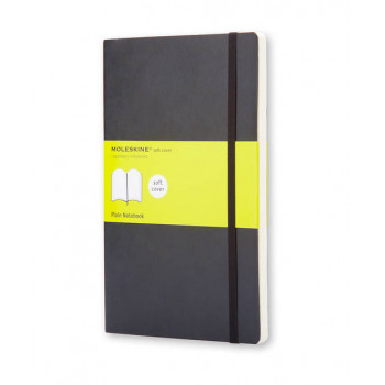 Notes MOLESKINE BLACK SOFT 13x21 cm prazna 