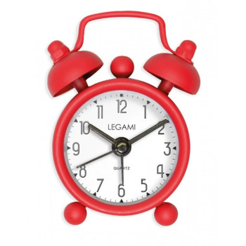 Budilnik MINI TICK TOCK ALARM CLOCK-RED 