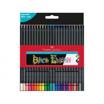 FABER CASTEL drvene bojice 1/24 BLACK EDITION 