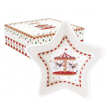 Porcelanska posuda CHRISTMAS WONDERLAND - 15x5cm 
