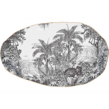 Tanjir za serviranje RAIN FOREST  36x21,5 cm 