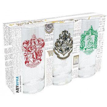 HARRY POTTER set tri čaše 