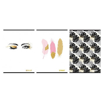 BLACK GOLD SVESKA A5 54L kvadrat 