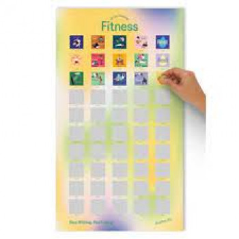 POSTER 50 day challenge FITNESS ENGLISH 