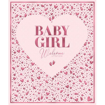 Čestitka za rođenje deteta BABY GIRL - DEVOJČICA 