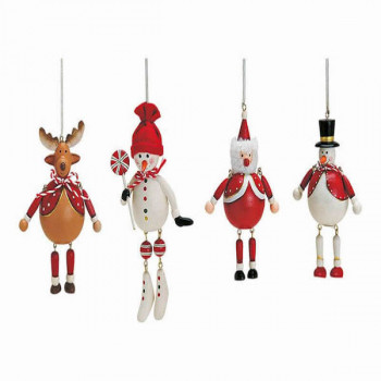 CHRISTMAS FIGURINES W.SPRING WOOD 11-16CM 