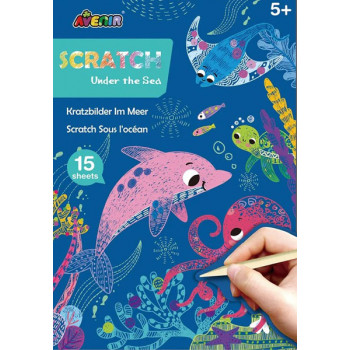Kreativni set A5 SCRATCH BOOK - U MORU 
