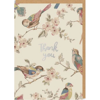 Čestitka THANK YOU - BIRDS 