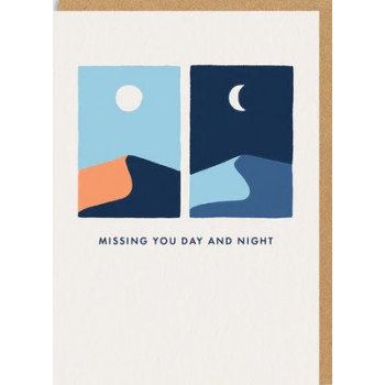 Čestitka MISS YOU DAY AND NIGHT 