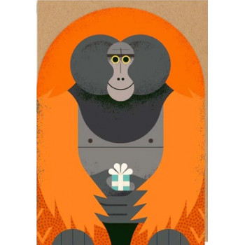 Rođendanska čestitka ORANGUTAN 