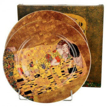 Set dva dezertna tanjira THE KISS  GUSTAV KLIMT 