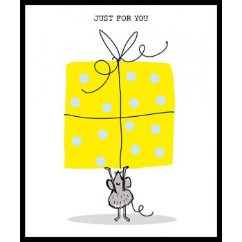 Rođendanska čestitka BIG GIFT/TINY MOUSE 