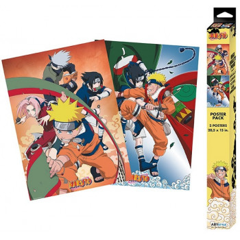 NARUTO set dva postera 52X38cm 