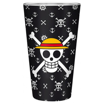 Velika staklena čaša ONE PIECE 400ml 
