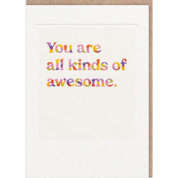Čestitka YOU ARE ALL KINDS OF AWESOME 