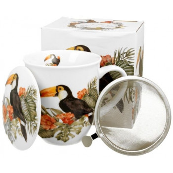 Šolja sa infuzerom  BIRD'S WORLD - TOUCAN 