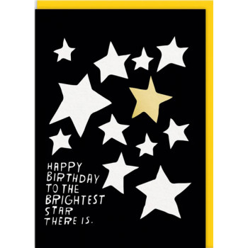 Rođendanska čestitka BRIGHTEST STAR 