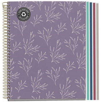 MIQUELRIUS notes sa spiralom A5 LILAC GARDEN 