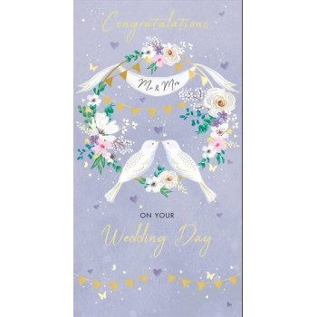 Čestitka za venčanja MR & MRS 