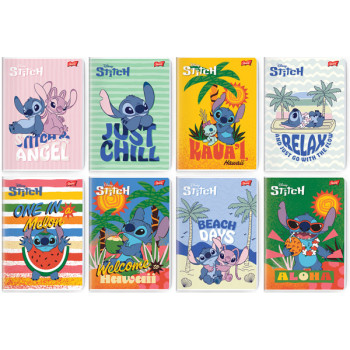 Sveska A4 kvadrati STITCH (OSAM MOTIVA) 