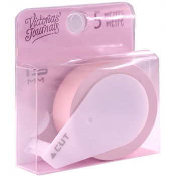 Papirna samolepljiva traka 15MM X 5M ROZE 