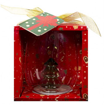 Novogodišnja čaša sa figurom JELKA 