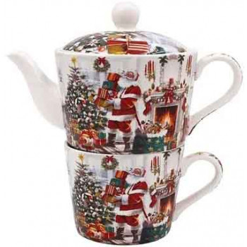 Šolja i čajnik DEDA MRAZ Nova Godina 