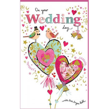 Čestitka za venčanje BIRDS WITH HEART 