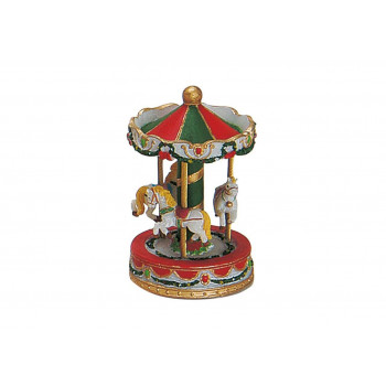 DECORATION CAROUSEL POLY 10CM 