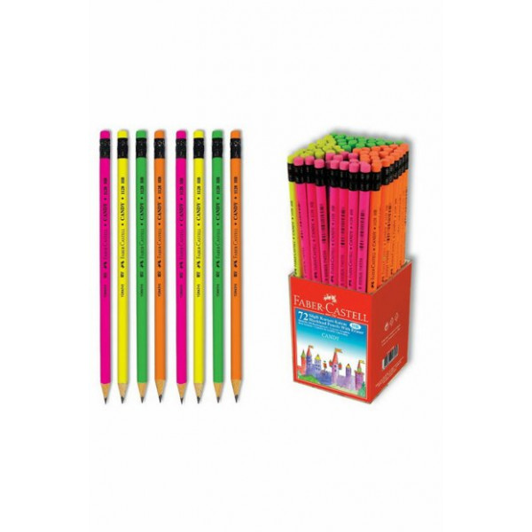 Grafitna olovka HB sa gumicom FABER CASTELL Candy 