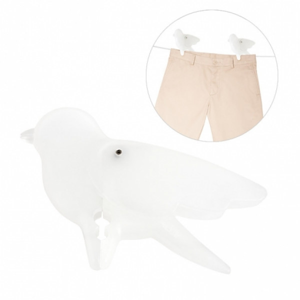 Štipaljke za Veš BIRDIE X10 WHITE 