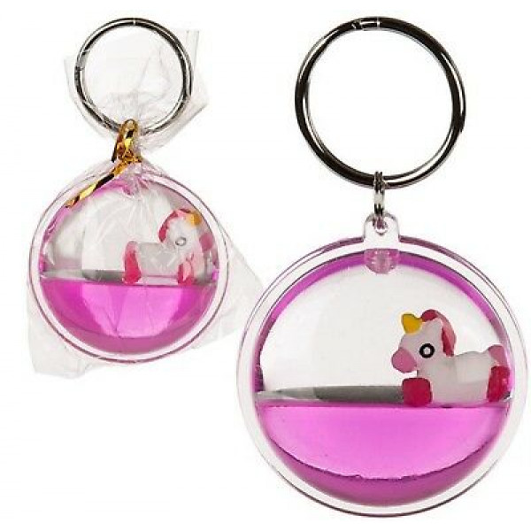 Privezak za Ključ METAL KEYRING FLOATING UNICORN CA 5 X 2 CM 24 PCS PER DISPLAY BOX 