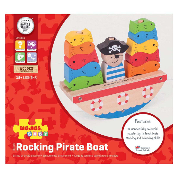 Dečija Igračka ROCKING PIRATE BOAT 