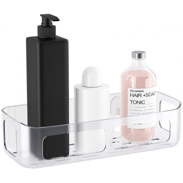 Polica SHELF BASICS ADHESIVE TRANSPARENT 
