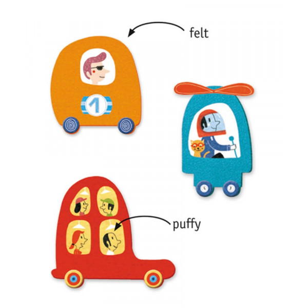 Kreativni Set STICKERS I LOVE CARS 