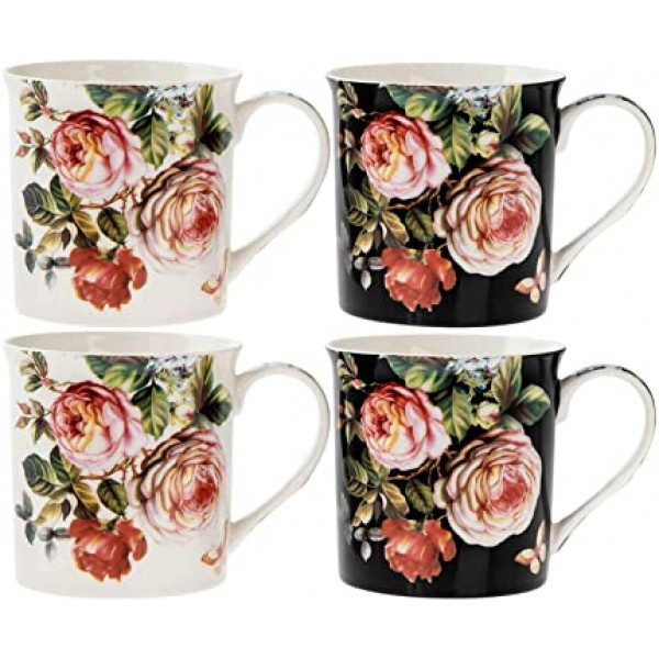 DAMASK ROSE Set od 4 šolje 