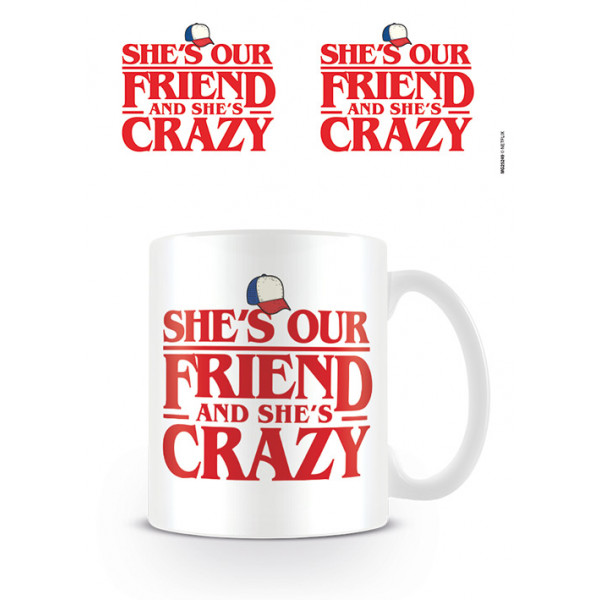 Šolja 315 ML STRANGER THINGS (She's our friend) 