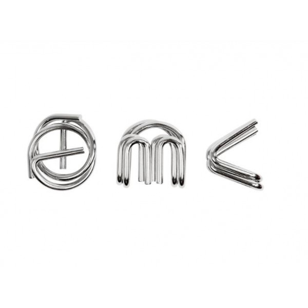 PROFESSOR PUZZLE                    IQ puzle E= MC2 METAL PUZZLES 
