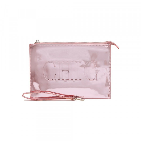 Neseser SHIMMER PINK CHAMPAGNE POUCH 