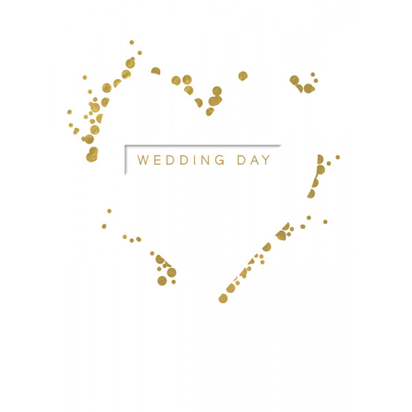 Svadbena Čestitka PURE GOLD WEDDING DAY 