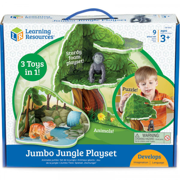 Igračka JUMBO JUNGLE PLAYSET 