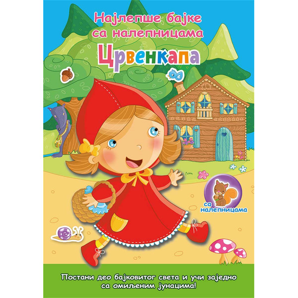 CRVENKAPA Najlepše bajke sa nalepnicama 