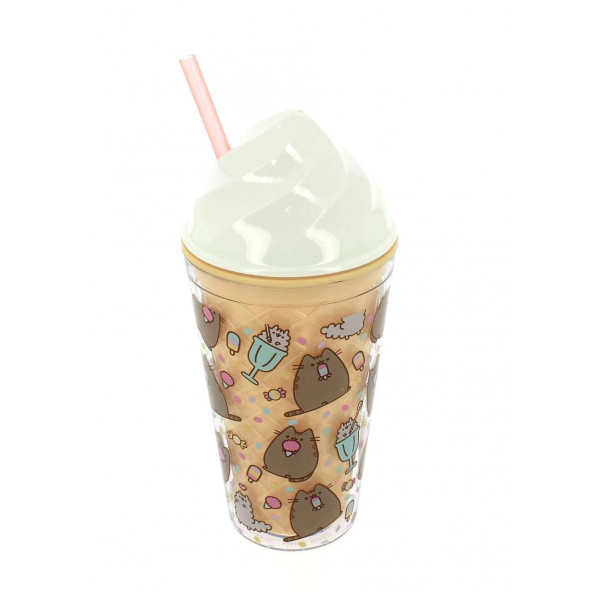 Šolja sa slamkom PUSHEEN Ice Cream 