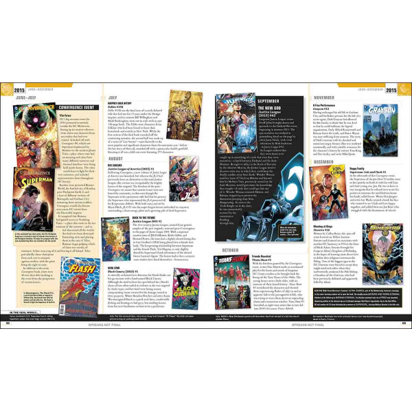 DC COMICS YEAR BY YEAR 