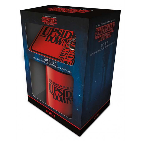 Gift set STRANGER THINGS The World Is Turning Upside Down 
