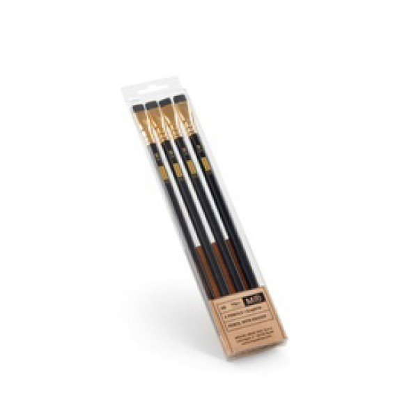 Set Olovaka BOX 4 PENCILS JUST BLACK MR 