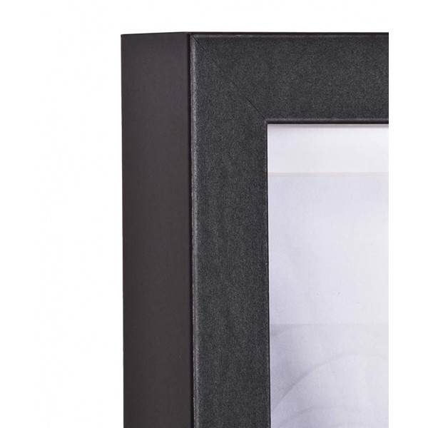 BLOCK FRAME MDF BLACK 13X18CM WITH MOUNT FOR 10X15CM PHOTO 