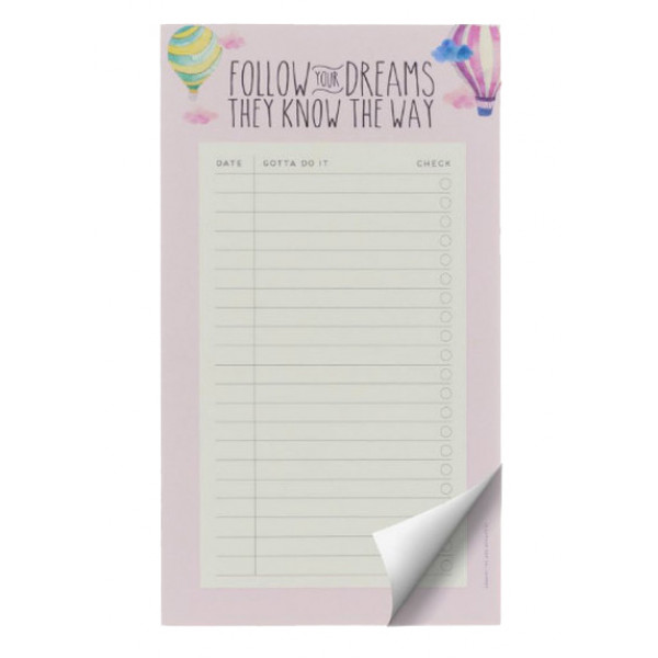 Sveska PAPER THOUGHTS AIR BALLOONS NOTEPAD 